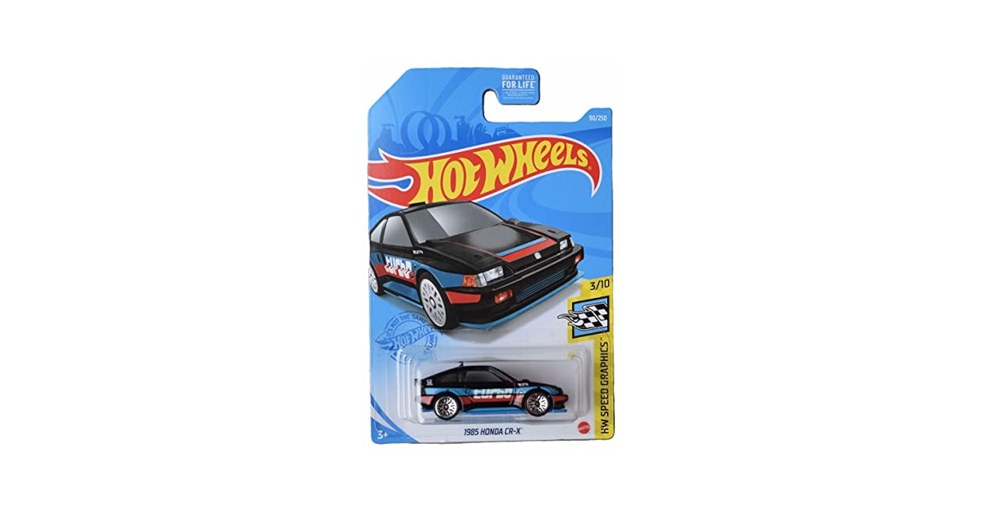 Amazon.com: Hot Wheels 1985 Honda CR-X, Speed Graphics 3/10